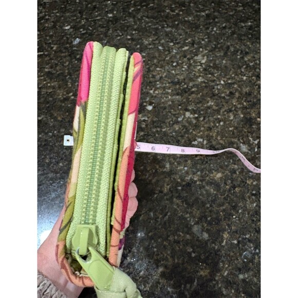 Vera Bradley Wallet Womens One Size Hello Dahlia Floral Zip-Around Turn - Picture 6 of 11